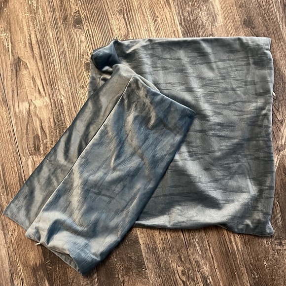 18x18 Velvet Throw Pillow Covers, Light Blue - Picture 2 of 2